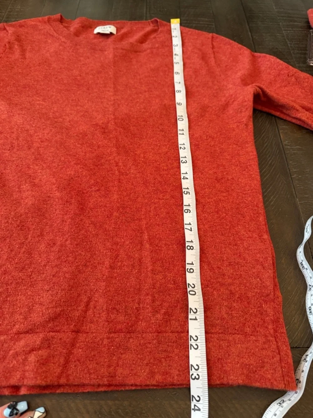 J. Crew Women's Teddie Rust Crewneck Sweater